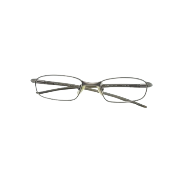 Nike Eyeglasses 4102 Flexon Temple Gunmetal Grey Rectangular Frame 54-18 135 - Picture 1 of 14